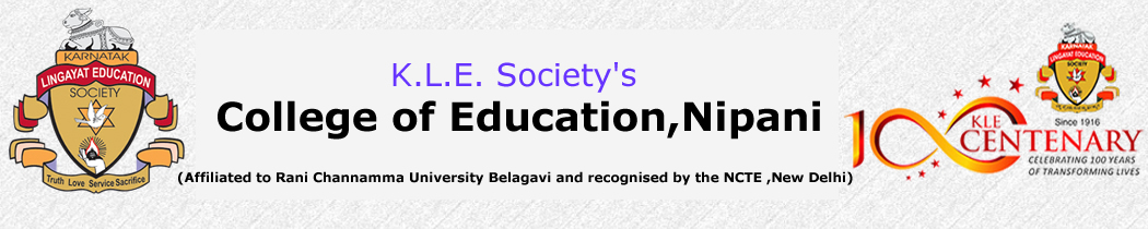 K.L.E. Society's College of Education, Nipani